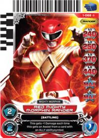 power rangers rise of heroes red mighty morphin ranger 068