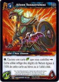 warcraft tcg worldbreaker foreign aileen the thunderblessed french