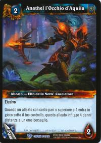 warcraft tcg crown of the heavens foreign anathel the eagle eye italian