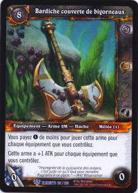 warcraft tcg war of the elements french barnacle coated greataxe french