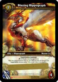 warcraft tcg loot cards blazing hippogryph loot