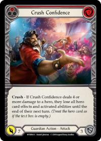 flesh and blood welcome to rathe alpha print crush confidence red wtr 1st edition foil