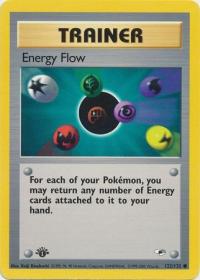 pokemon gym heroes 1st edition energy flow 122 132 1st edition