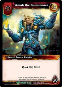 warcraft tcg foil hero cards