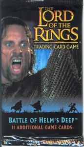 LORD OF THE RINGS TCG BATTLE FOR HELM'S DEEP SEALED BOOSTER PACK OF 11 CARDS 