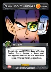 dragonball z base set dbz black scout maneuver foil