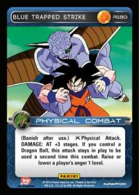 dragonball z base set dbz blue trapped strike