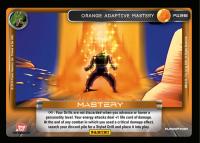 dragonball z base set dbz orange adaptive mastery foil