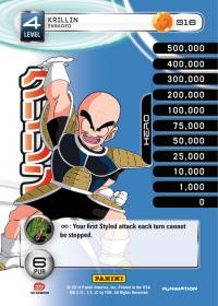 dragonball z base set dbz krillin enraged