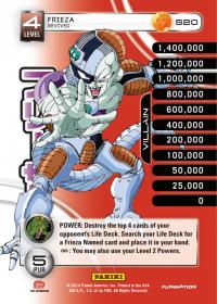 dragonball z base set dbz frieza revived