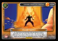 dragonball z base set dbz orange adaptive mastery starter