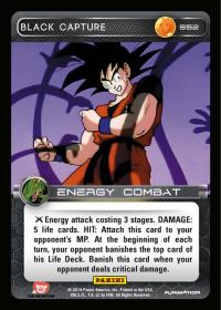 dragonball z base set dbz black capture