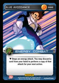 dragonball z base set dbz blue avoidance