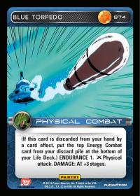 dragonball z base set dbz blue torpedo