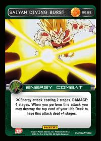 dragonball z base set dbz saiyan diving burst