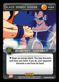 dragonball z base set dbz black speedy dodge