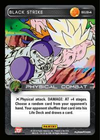 dragonball z base set dbz black strike