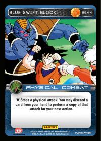 dragonball z base set dbz blue swift block