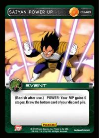 dragonball z base set dbz saiyan power up