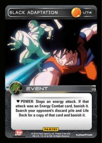 dragonball z base set dbz black adaptation foil