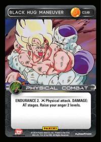 dragonball z base set dbz black hug maneuver foil