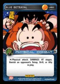 dragonball z base set dbz blue betrayal foil