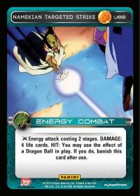 dragonball z base set dbz namekian targeted strike