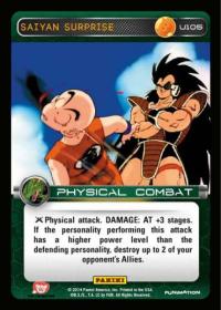 dragonball z base set dbz saiyan surprise foil