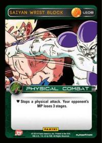 dragonball z base set dbz saiyan wrist block foil