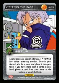 dragonball z base set dbz visiting the past foil