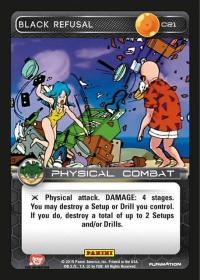 dragonball z heroes and villains black refusal foil