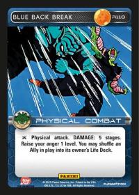 dragonball z heroes and villains blue back break foil