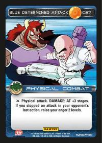 dragonball z heroes and villains blue determined attack foil