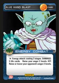 dragonball z heroes and villains blue hand blast