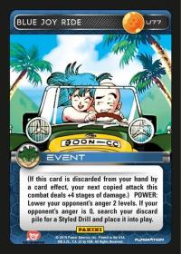 dragonball z heroes and villains blue joy ride foil