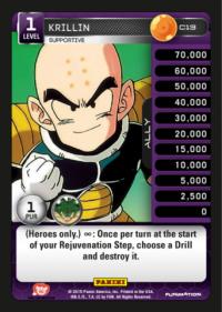 dragonball z heroes and villains krillin supportive