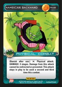 dragonball z heroes and villains namekian backhand foil