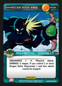 dragonball z heroes and villains namekian high knee foil