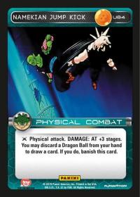 dragonball z heroes and villains namekian jump kick foil