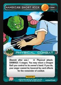 dragonball z heroes and villains namekian short kick foil