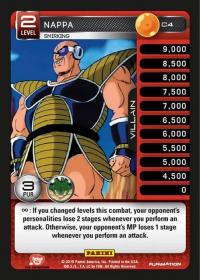 dragonball z heroes and villains nappa smirking