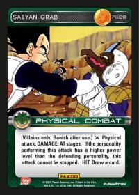 dragonball z heroes and villains saiyan grab foil