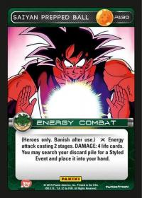 dragonball z heroes and villains saiyan prepped ball