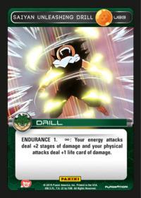 dragonball z heroes and villains saiyan unleashing drill foil