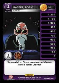 dragonball z the movie collection master roshi scouted foil