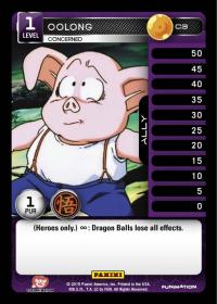 dragonball z the movie collection oolong concerned foil