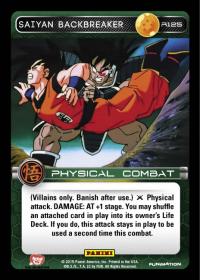 dragonball z the movie collection saiyan backbreaker foil