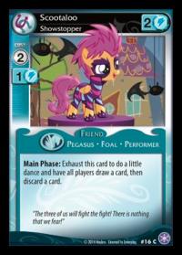 my little pony the crystal games scootaloo showstopper foil