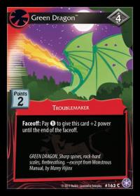 my little pony the crystal games green dragon foil