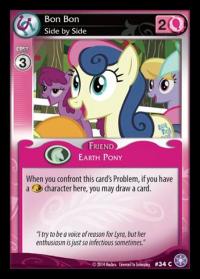 my little pony the crystal games bon bon side by side foil